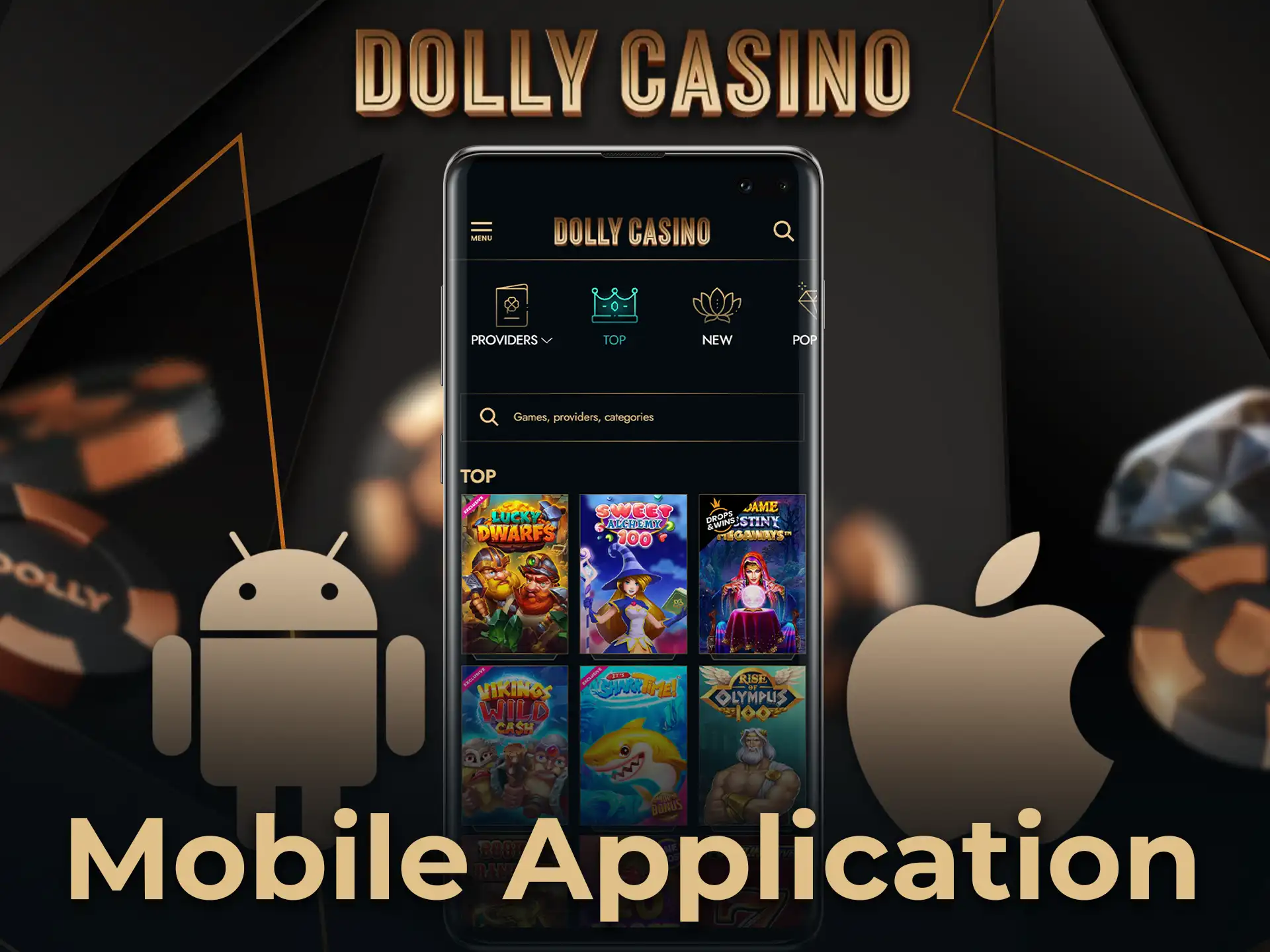 Dolly Casino apps have a number of advantages and allows you to run your favorite games from Android and iOS devices.