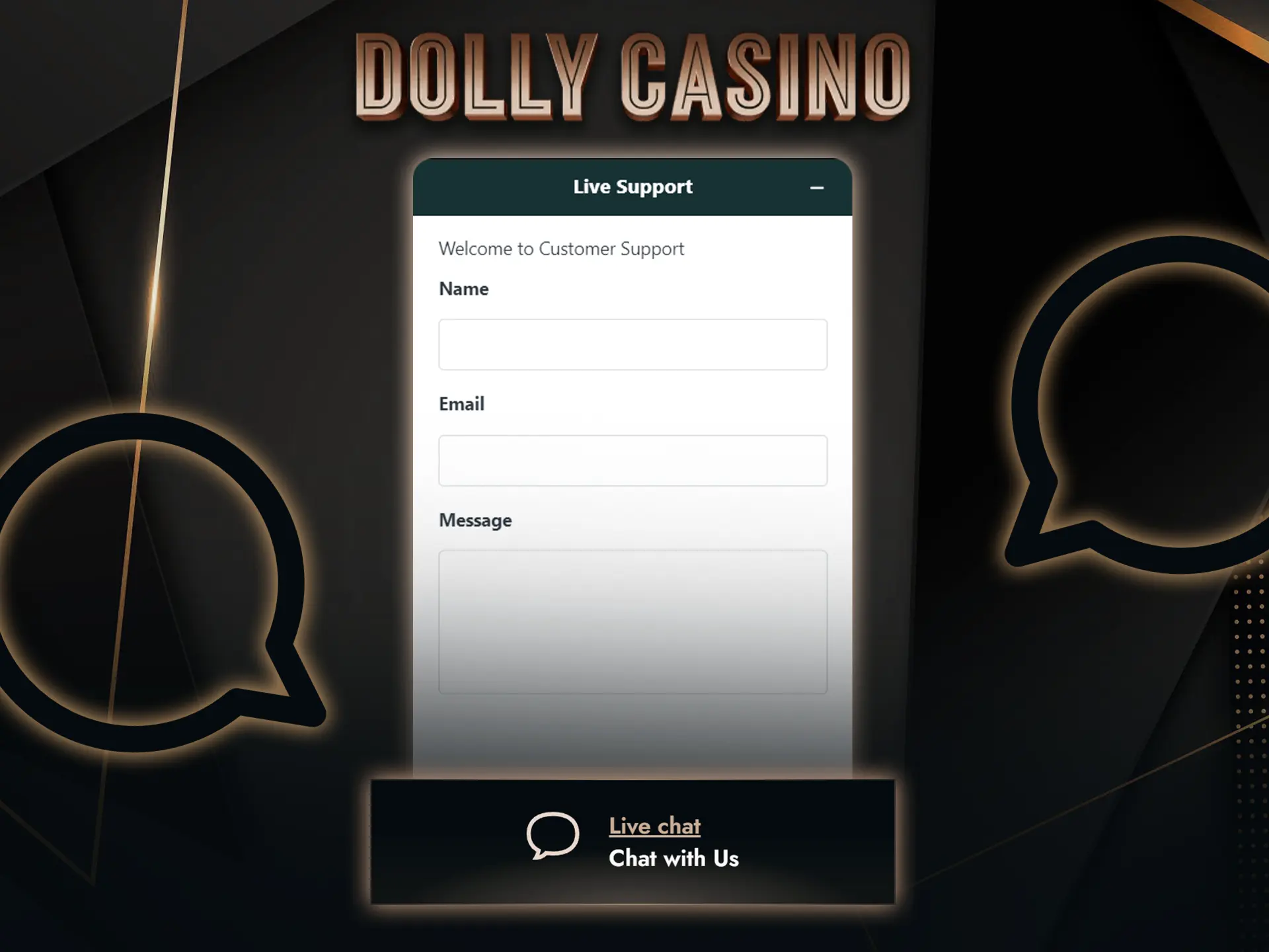 Live chat is available for registered players on the desktop platform and mobile apps.