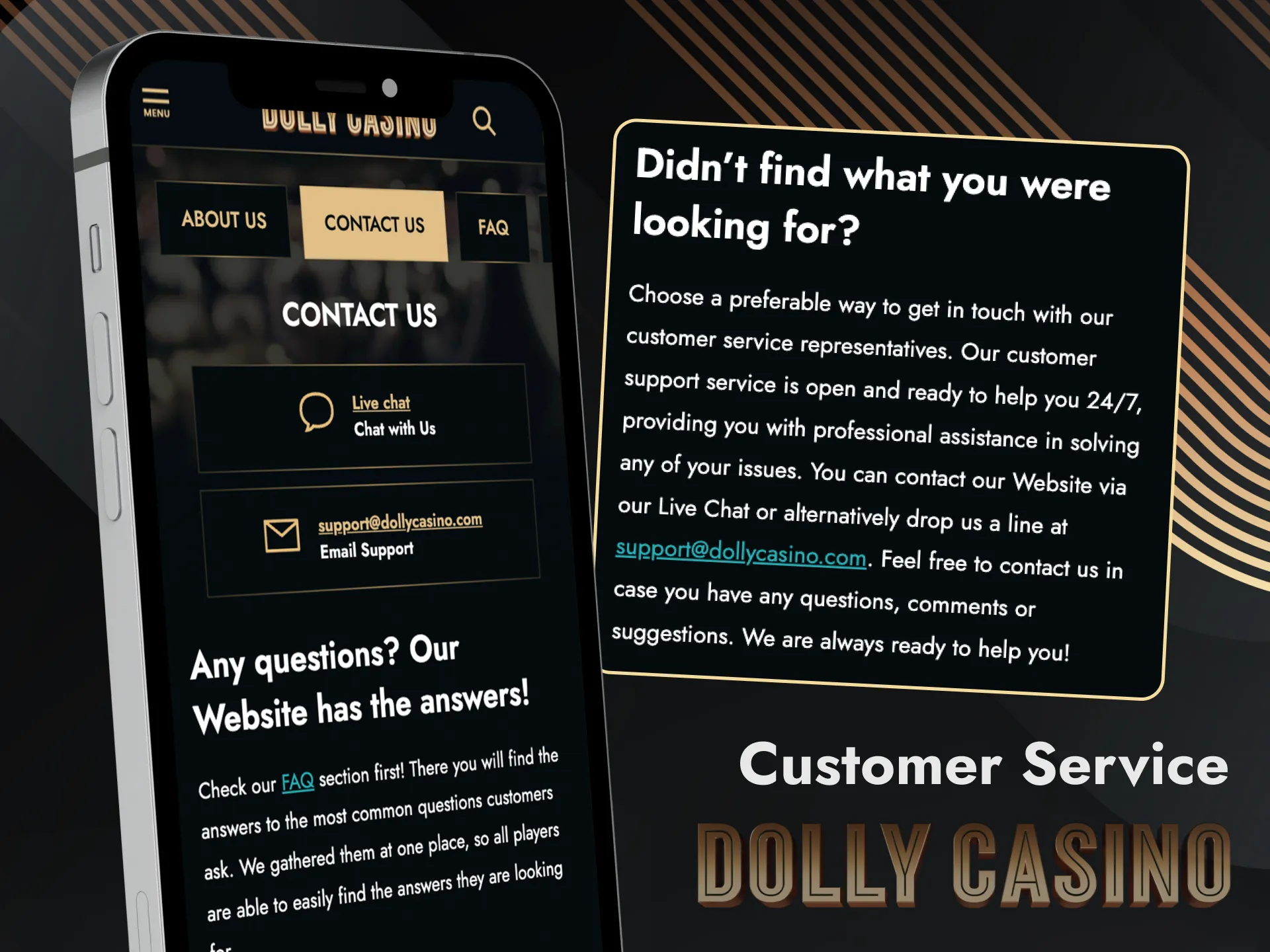 A 24/7 bookmaker support feature is available on the app.