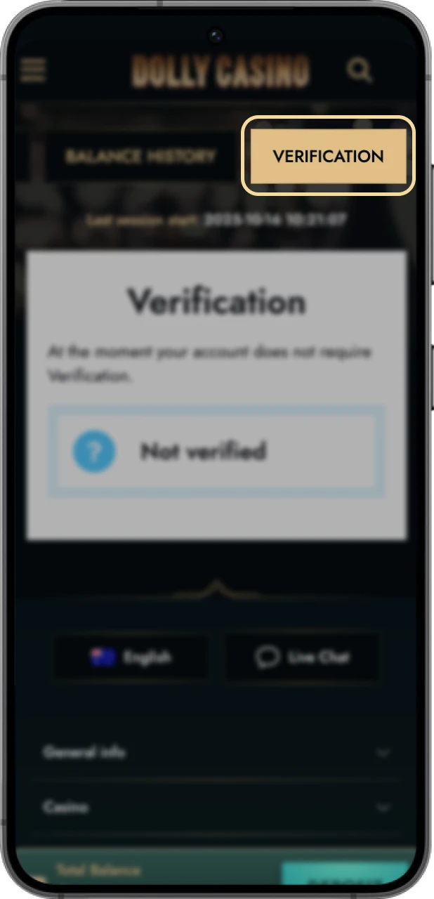Go through the process of verifying your account.