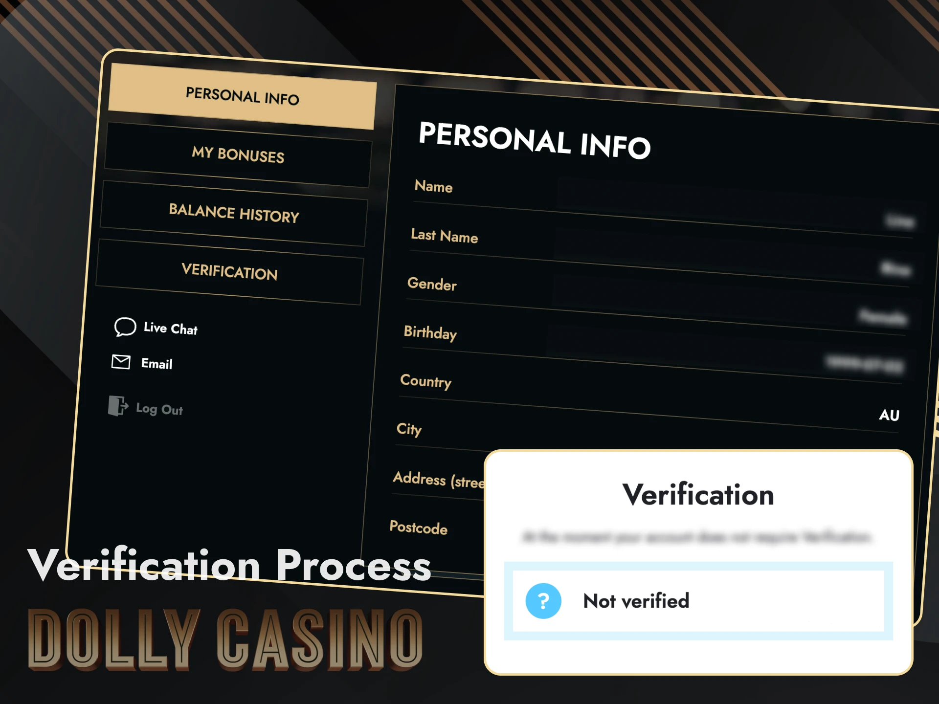 Confirm your identity to secure your data.